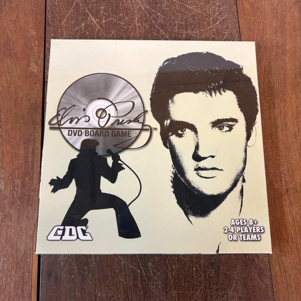 Elvis Presley DVD Board Game GDC 2009 New Sealed King of Rock N Roll Trivia